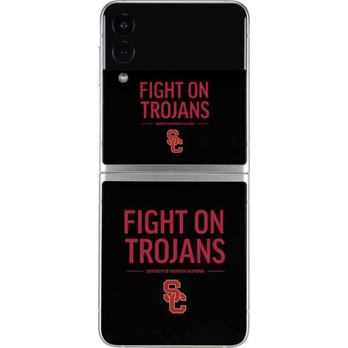 University of Southern California Fight On Trojans Galaxy Z Flip3 5G Skin